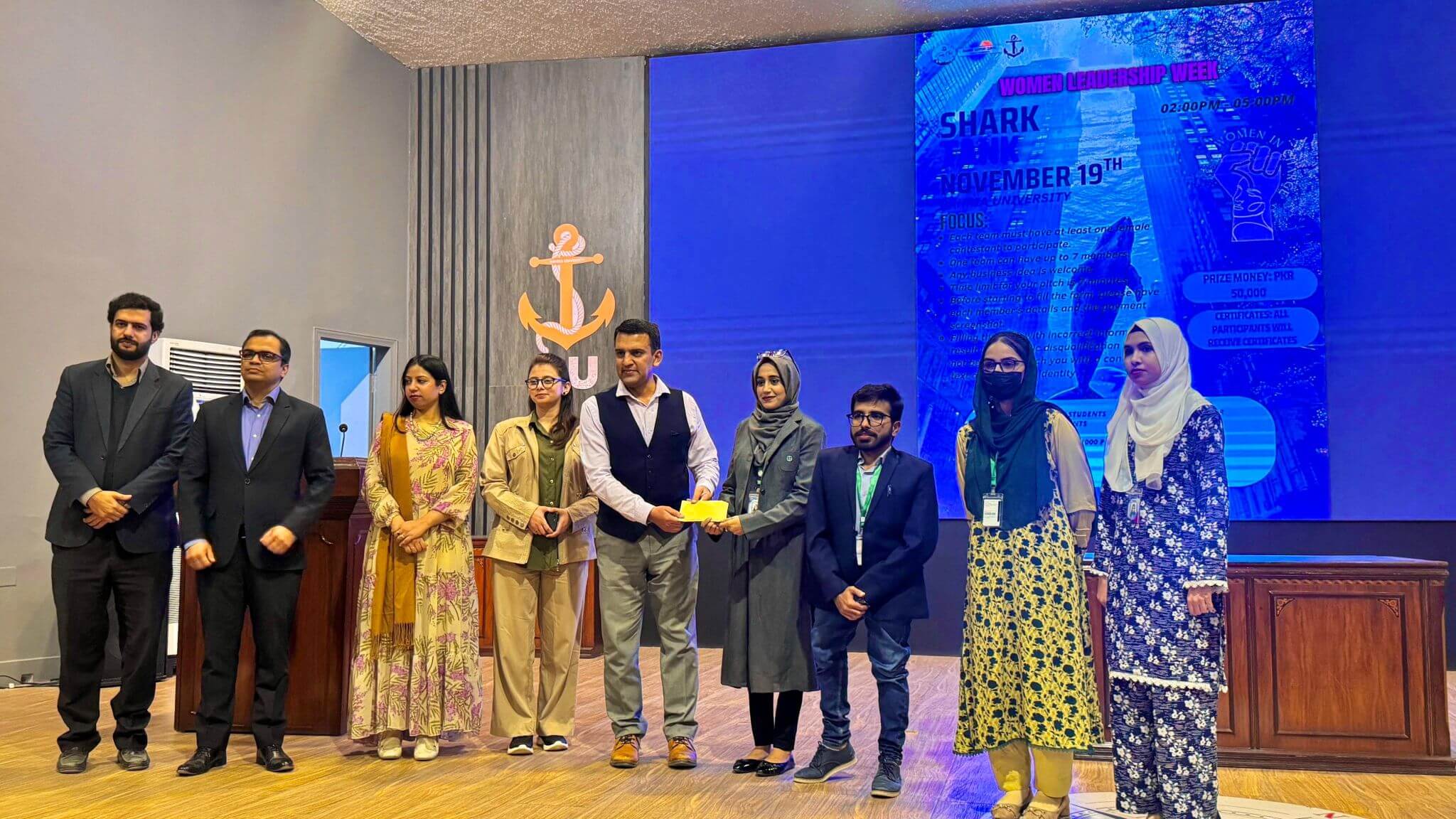 Secured 1st Position at Shark Tank Campus Round.